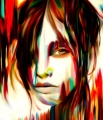 Bild 1 von Motiv Expressive Colourful Girl by Felix von Altersheim